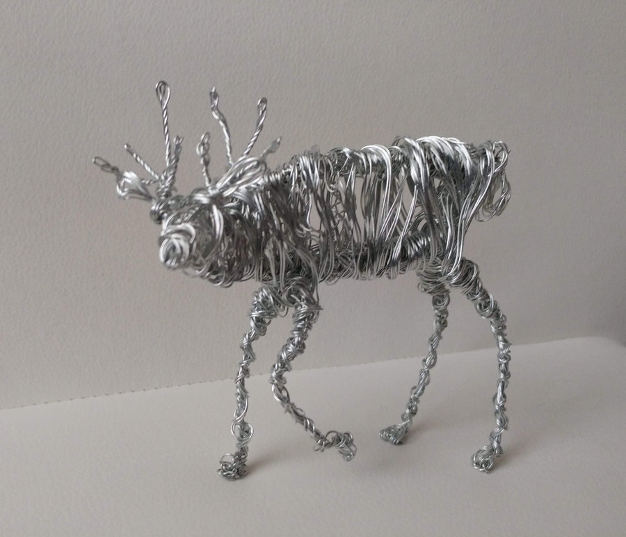 Deer Wire Sculpture