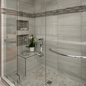 Primary Bath remodel by Flat Rock Interior Designer Dawn Driskill