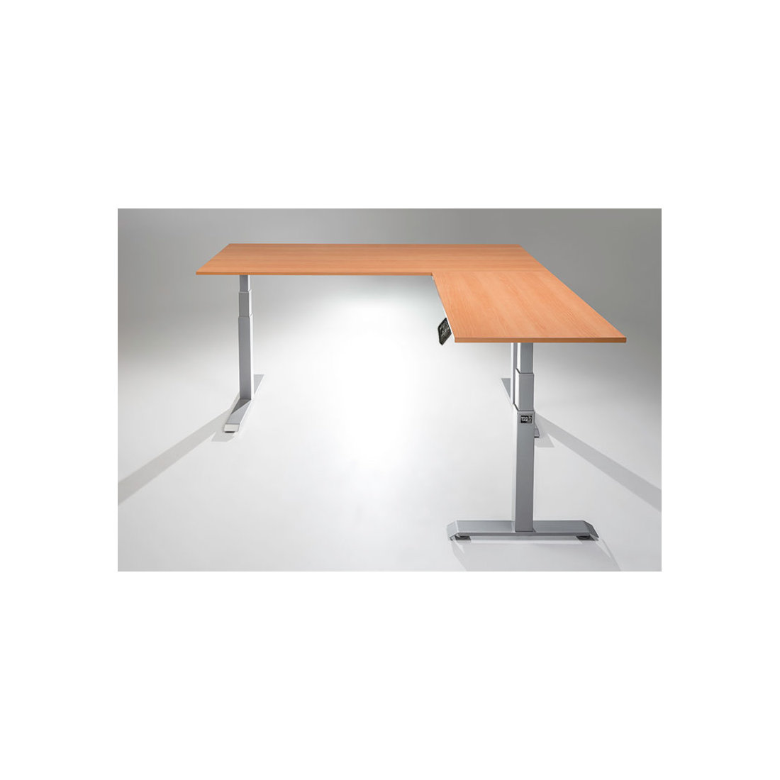 Adjustable Height L-Shaped Standing Desks
