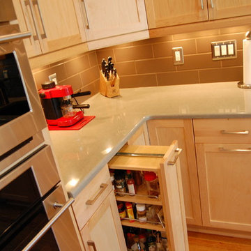 Nicol's Kitchen and Fireplace