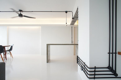 Living room - contemporary living room idea in Singapore