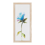Tipton Wall Art, Rectangle, Blue, 12"x26"
