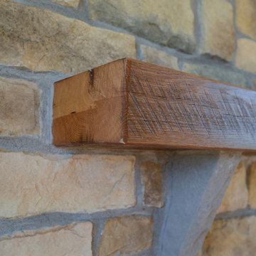 Office Fireplace Mantle