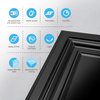Art3d PVC Drop Ceiling Tiles, 2'x2' Plastic Sheet, Black