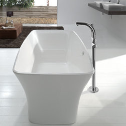 Ravello Bath and Tubo 14 bath mixer and Ravello 60 basin with Tubo 16 basin mixe - Bathtubs