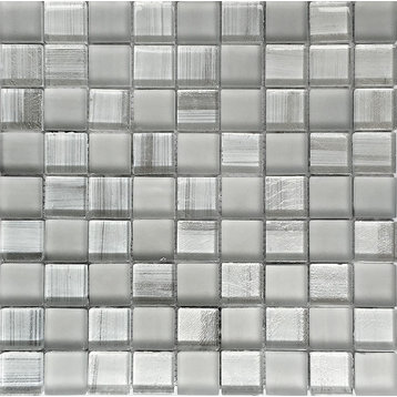 Mondrian Silver Tile