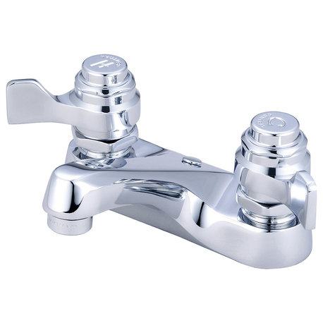 Central Brass Self-Close Two Handle Bathroom Faucet