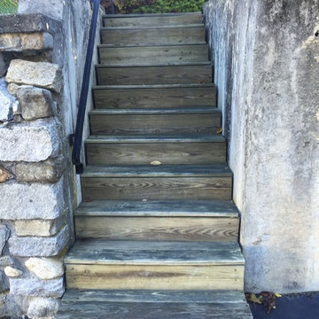 North Andover MA retaining wall