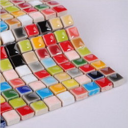 2013 New glass stone metal blend mosaic tile for kitchen backsplash CTN0004 - Mosaic Tile