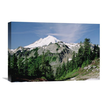 "Mt Baker, Cascade Mountains, Washington" Artwork, 24" x 16"