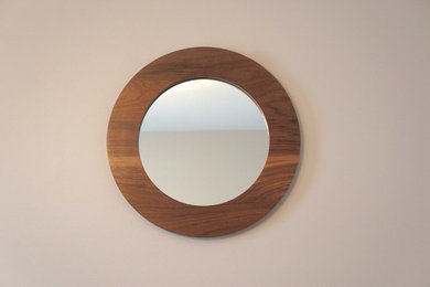 22" Solid Walnut Mirror