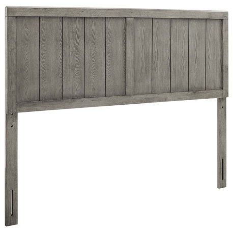 Robbie Twin Wood Headboard, Gray