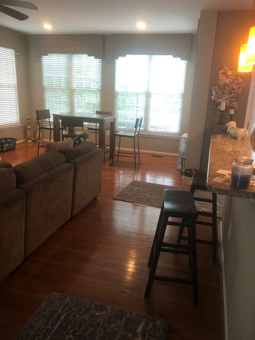 design help! need to maximize seating. large family gathers here