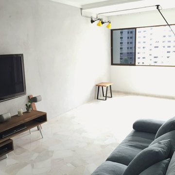 HDB 5 Room Living