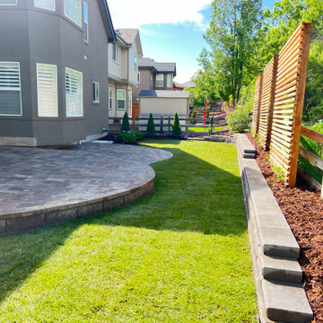 Backyard Renovation - Interlocking Paver Patio