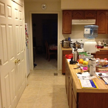 Transitional Kitchen Before & After