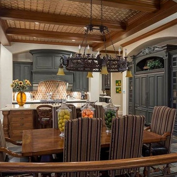 Old World Mansion, Interior Architecture & Material Selections