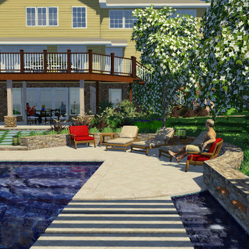 Tapered Pool 3D snapshot Phases One + Two