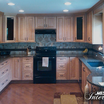 Contemporary Kitchen with Dark Accents