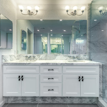Custom Calacatta Bathroom Remodel
