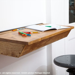 Pupitre d'&eacute;colier / Old school table - Tabletop