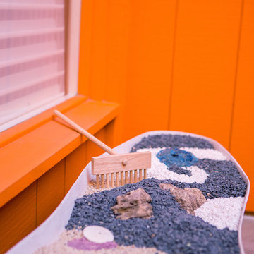Courtyard Design Midcentury, La Jolla