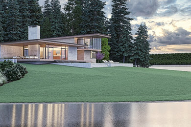 Inspiration for an exterior home remodel in Seattle