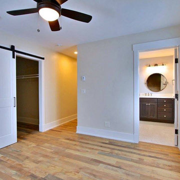 Organic Noni Colorodo bedroom hardwood installation.