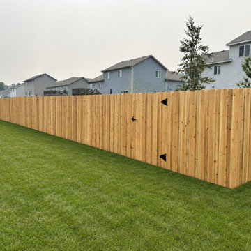 Cedar Privacy Fence with Custom Gate