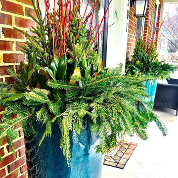 Winter Container Garden Design