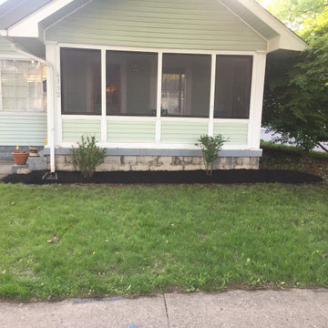 Cleanup of prior landscape- basic