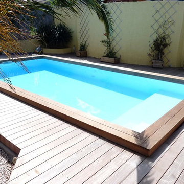 Platelages de piscines en bois exotique