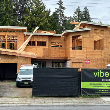 Vibe Design Build Active Construction Site - 2nd Story Home Addition
