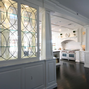 Large leaded glass windows