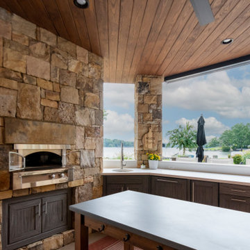 Lake Oconee Outdoor Grill Area