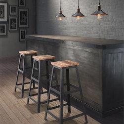 Zuo Amarillite 1 Light Ceiling Pendant in Black with Copper - Products