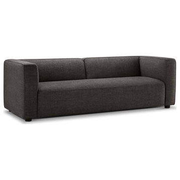 Kyle Stain-Resistant Fabric Sofa, Grey