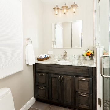 Rockville Petite Master Bath Maximizes Space