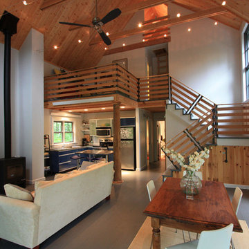 Contemporary Mountain Cabin New Construction