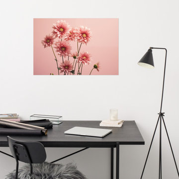 Floral Pictures for Walls: A Timeless Bloom Blush Flowers Photorealism Painting
