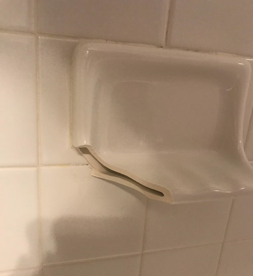 Shower Soap Dish Clean Break Can I Repair How