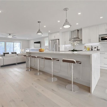 Lodge side addition by Burntwood homes