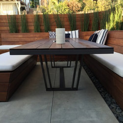 The Lyndall Table and Bench - Outdoor Dining Sets
