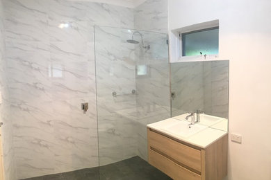 Modern bathroom in Perth.