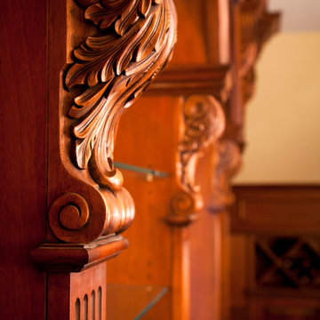 Residential bar, Wood Carved