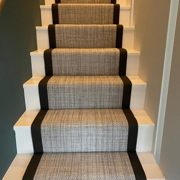 Wool runner with border...
