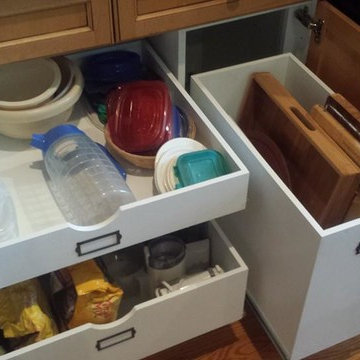 Custom Kitchen Storage - Uptown Condo