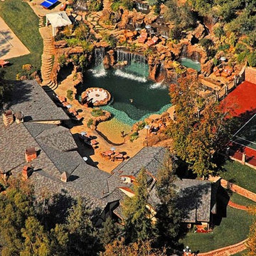 Naturalistic Pools with Grotto