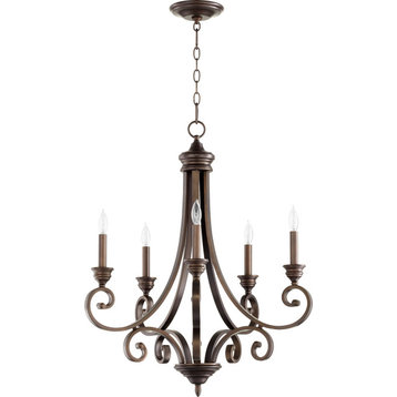 QUORUM INTERNATIONAL 6054-5-86 Bryant 5-Light Chandelier, Oiled Bronze