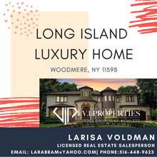 LARISA VOLDMAN, LICENSED REAL ESTATE SALESPERSON, Call/Text 516-448-962